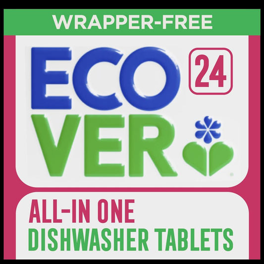 Dishwasher tablets 24s NEW plastic free All in One - Just Natural