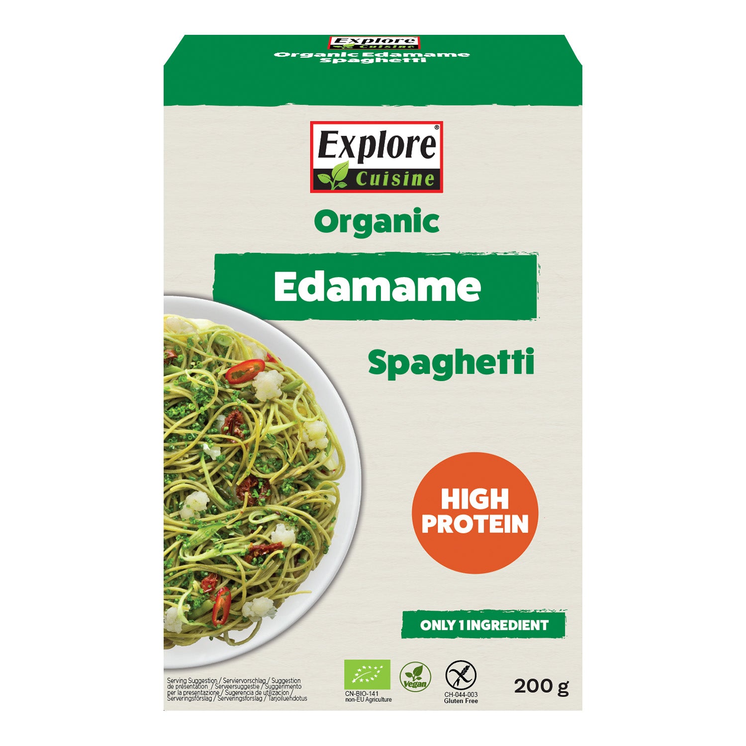 Organic Edamame Spaghetti 200g - Just Natural