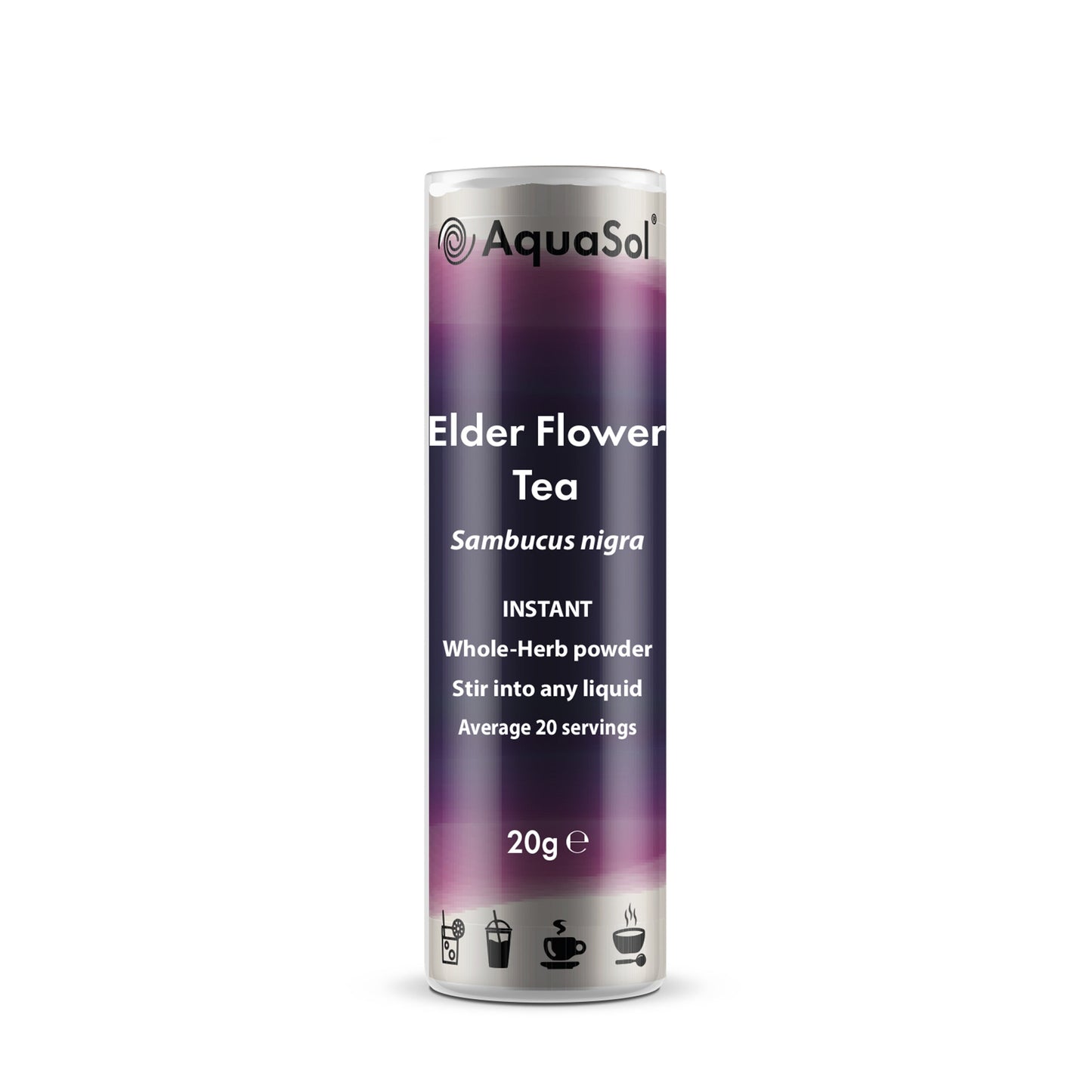Aquasol Elderflower Instant Herbal Tea 20g - Just Natural