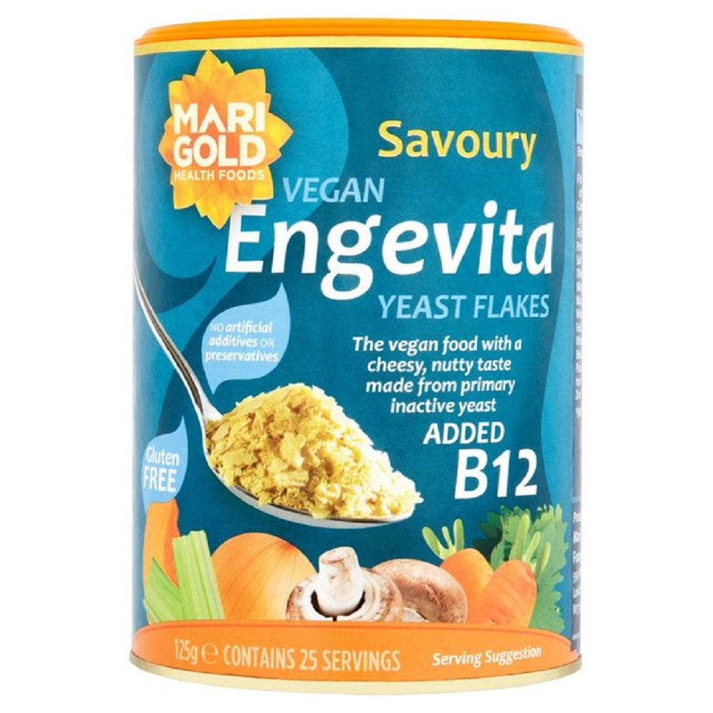 Engevita Yeast Flakes With Added B12 125g - Just Natural