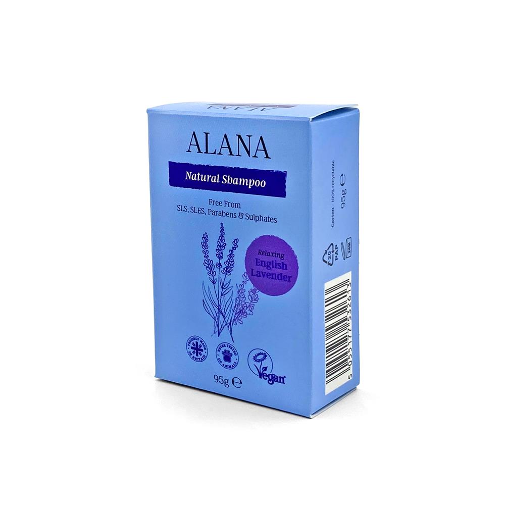 Alana English Lavender Natural Shampoo Bar 95g - Just Natural