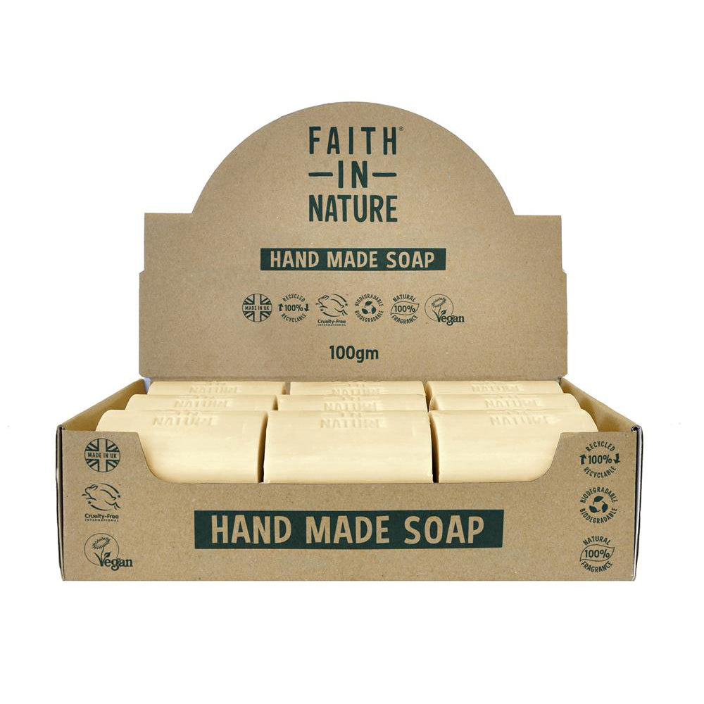 Fragrance Free soap unwrapped x (Full Box of 18) - Just Natural
