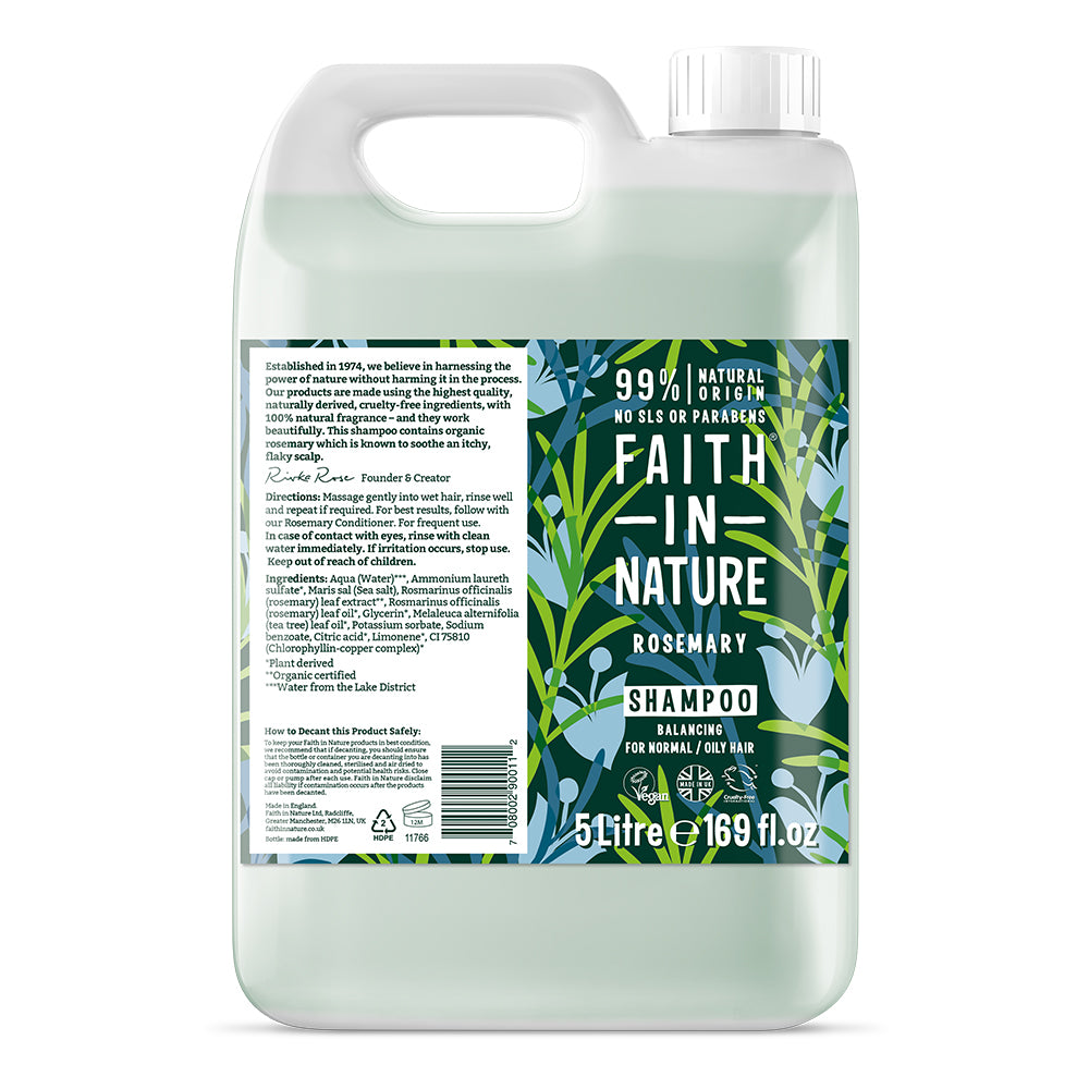 Rosemary Shampoo 5Ltr - Just Natural