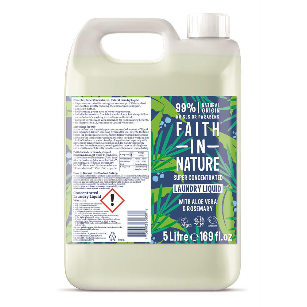 Superconcentrated Laundry Liquid 5Ltr - Just Natural