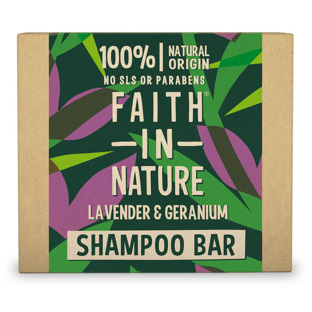 Shampoo Bar Lavender & Geranium 85gm - Just Natural