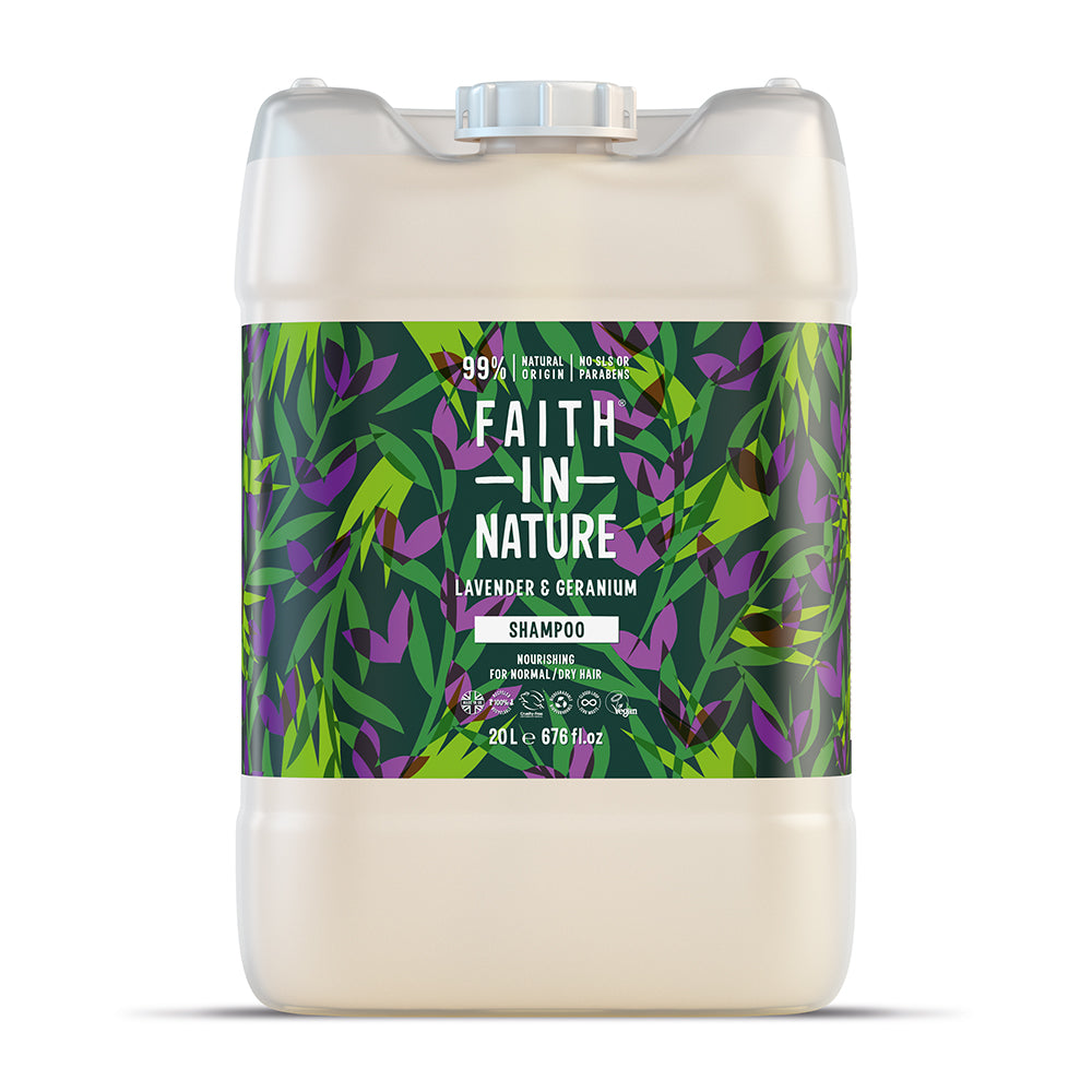 Lavender & Geranium Shampoo 20 Ltr - Just Natural