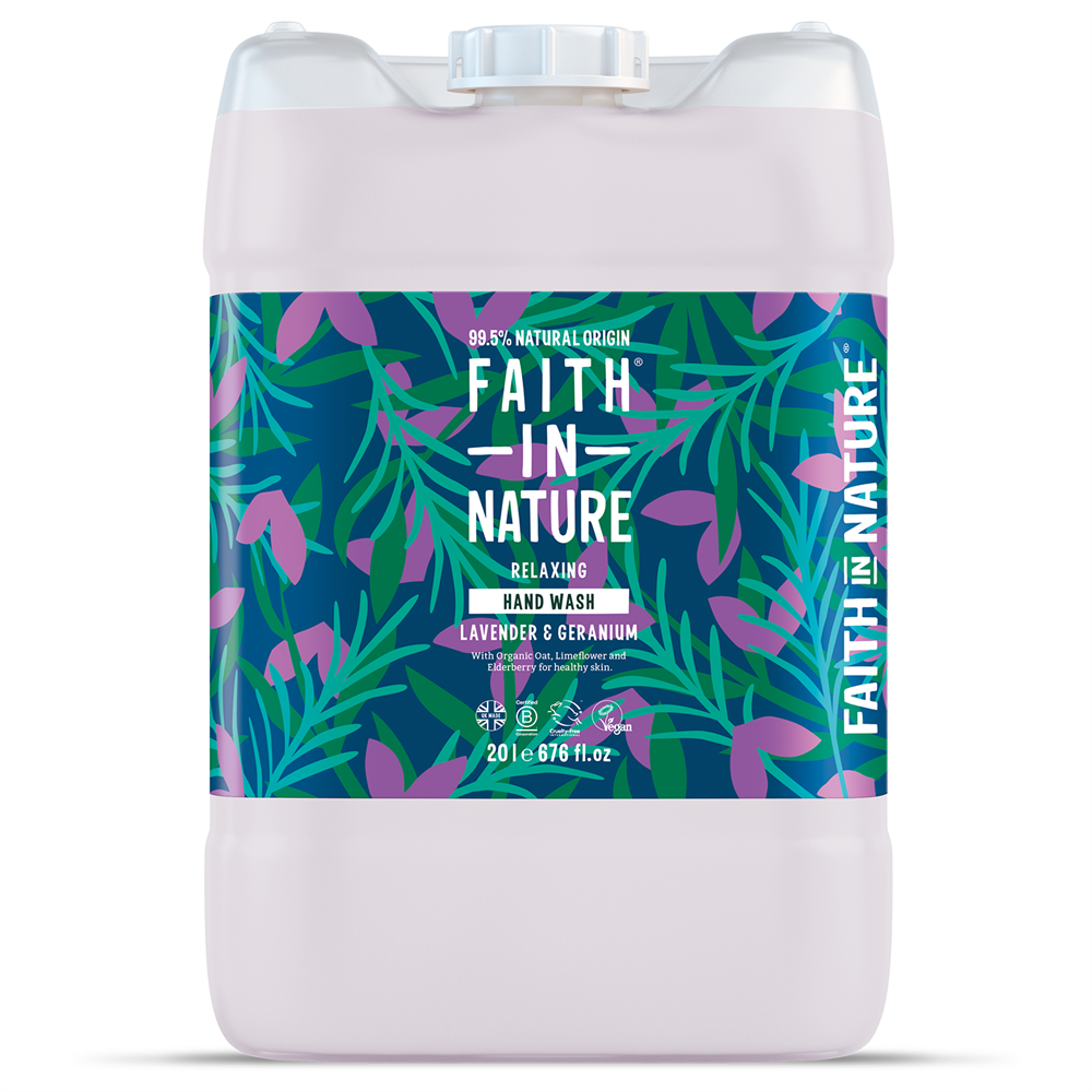 Lavender & Geranium Hand Wash 20 Litre - Just Natural