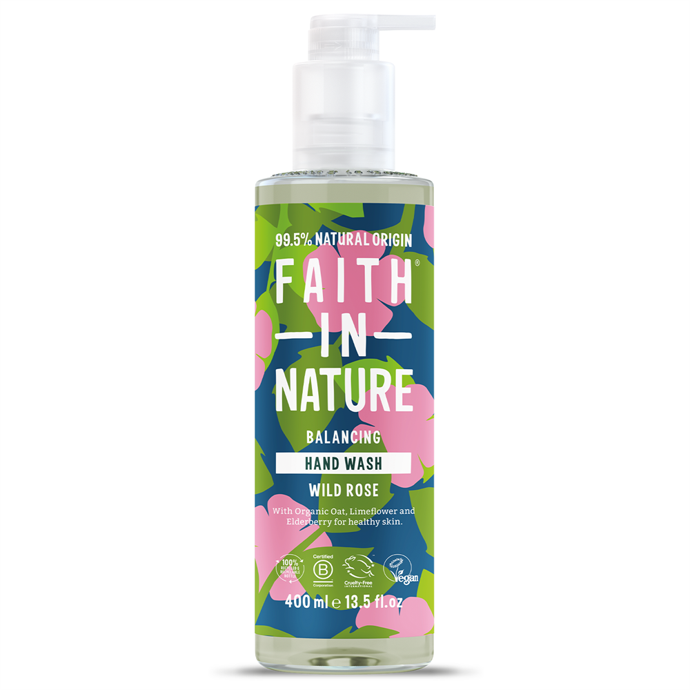 Wild Rose Hand Wash 400ml - Just Natural
