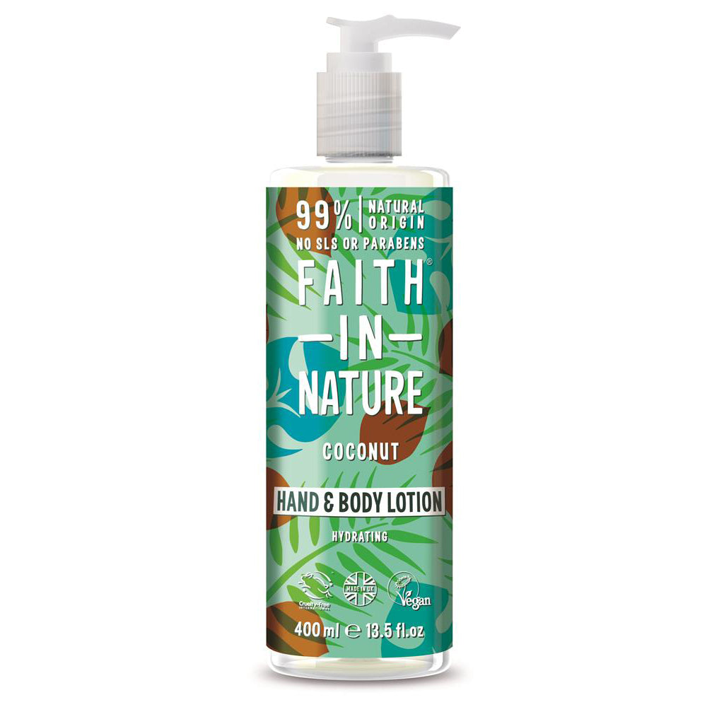 Coconut Hand & Body Lotion 400ml - Just Natural