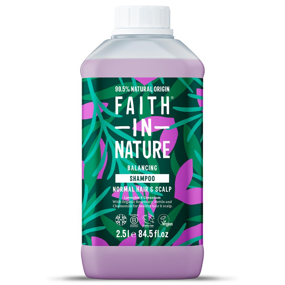 Lavender & Geranium Shampoo 2.5 Litre - Just Natural
