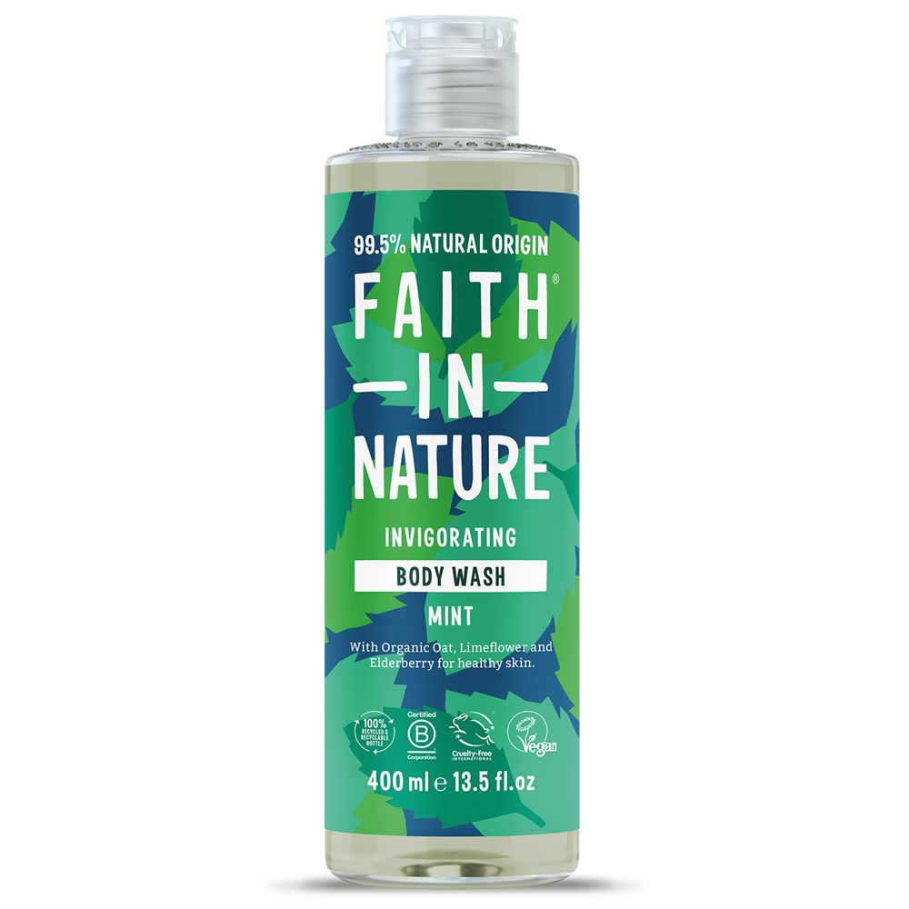 Body Wash Mint 400ml - Just Natural