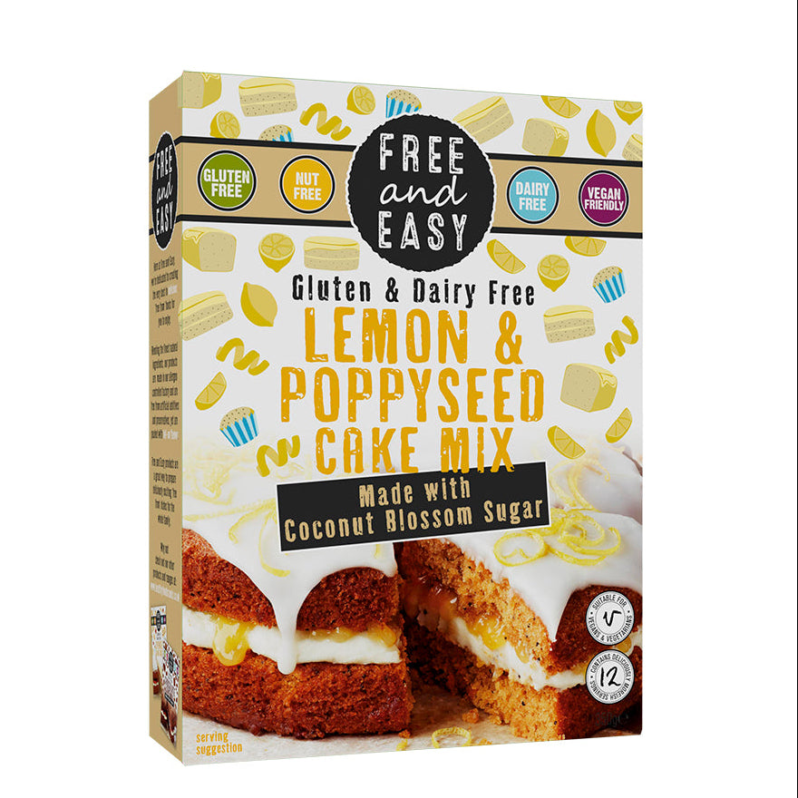 Lemon & Poppyseed cake mix 350g