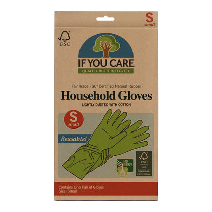 If You Care FSC FT Rubber Gloves Small - Just Natural
