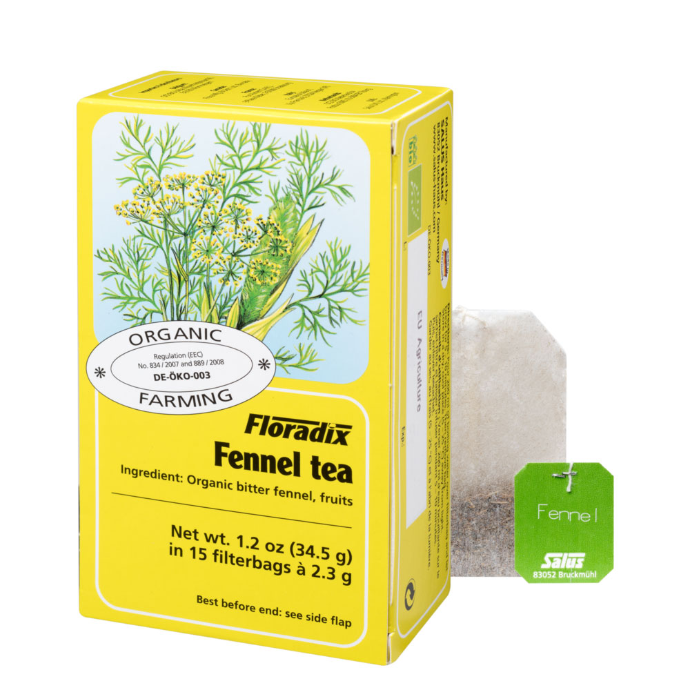 Floradix Fennel Organic Herbal Tea 15 filterbags - Just Natural