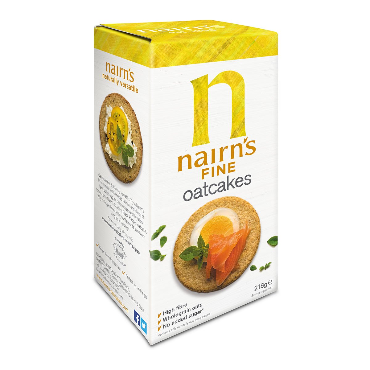 Nairns Fine Oatcakes, 218g - Just Natural