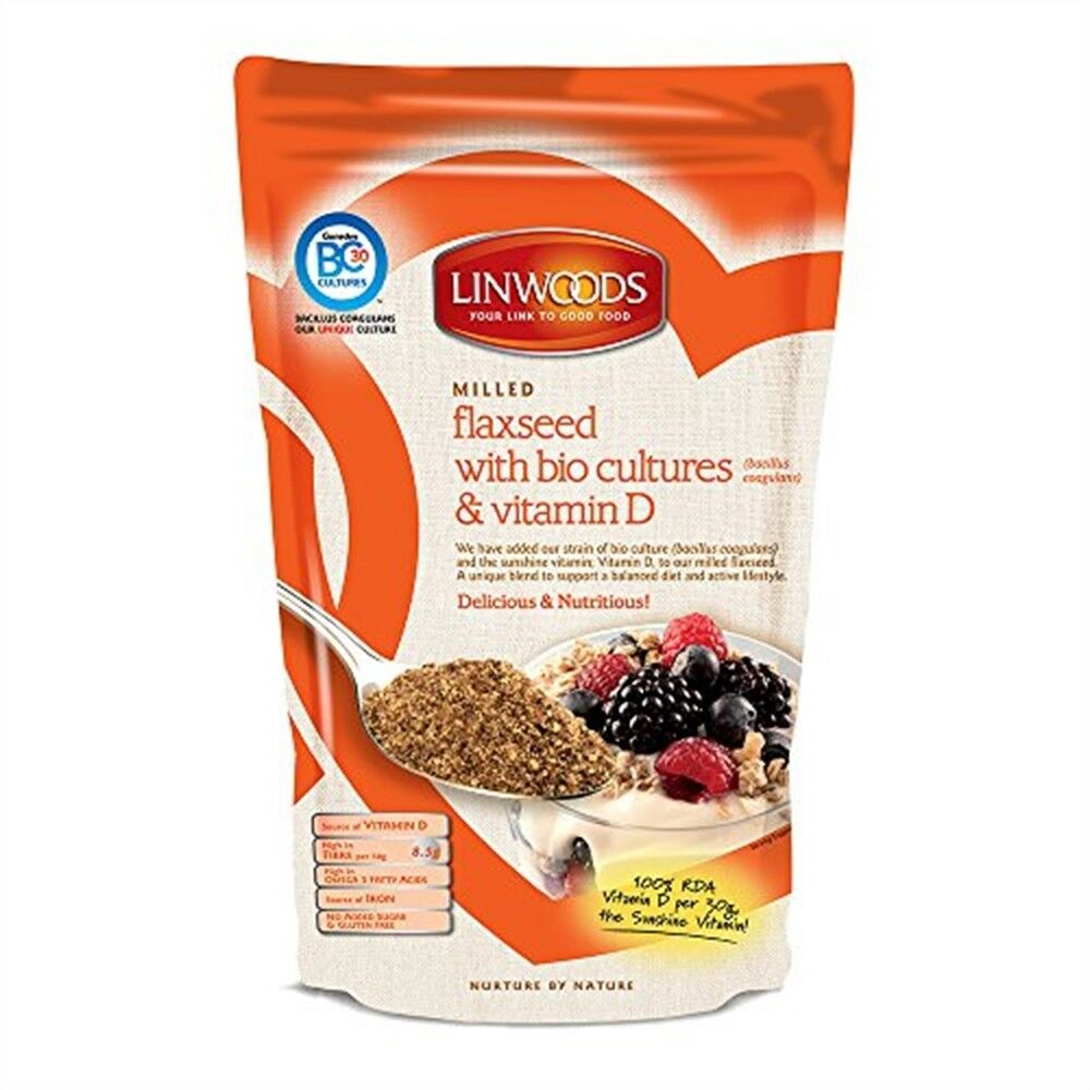 Linwoods Flaxseed Probiotic & Vitamin D 360g - Just Natural