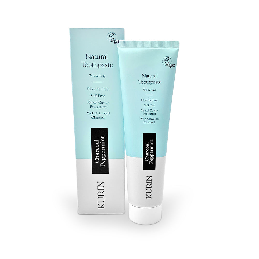 Kurin Fluoride Free Natural Whitening Toothpaste 100ml - Peppermint - Just Natural