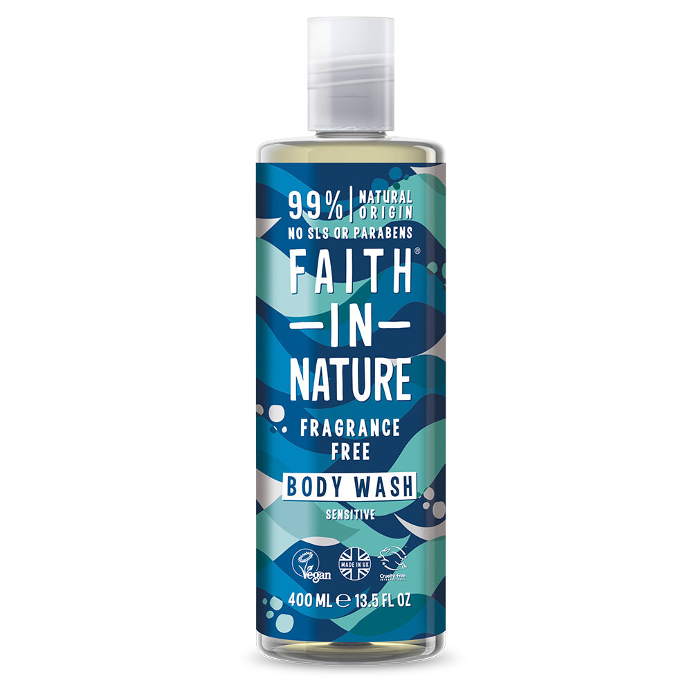 Fragrance Free Body Wash 400ml - Just Natural