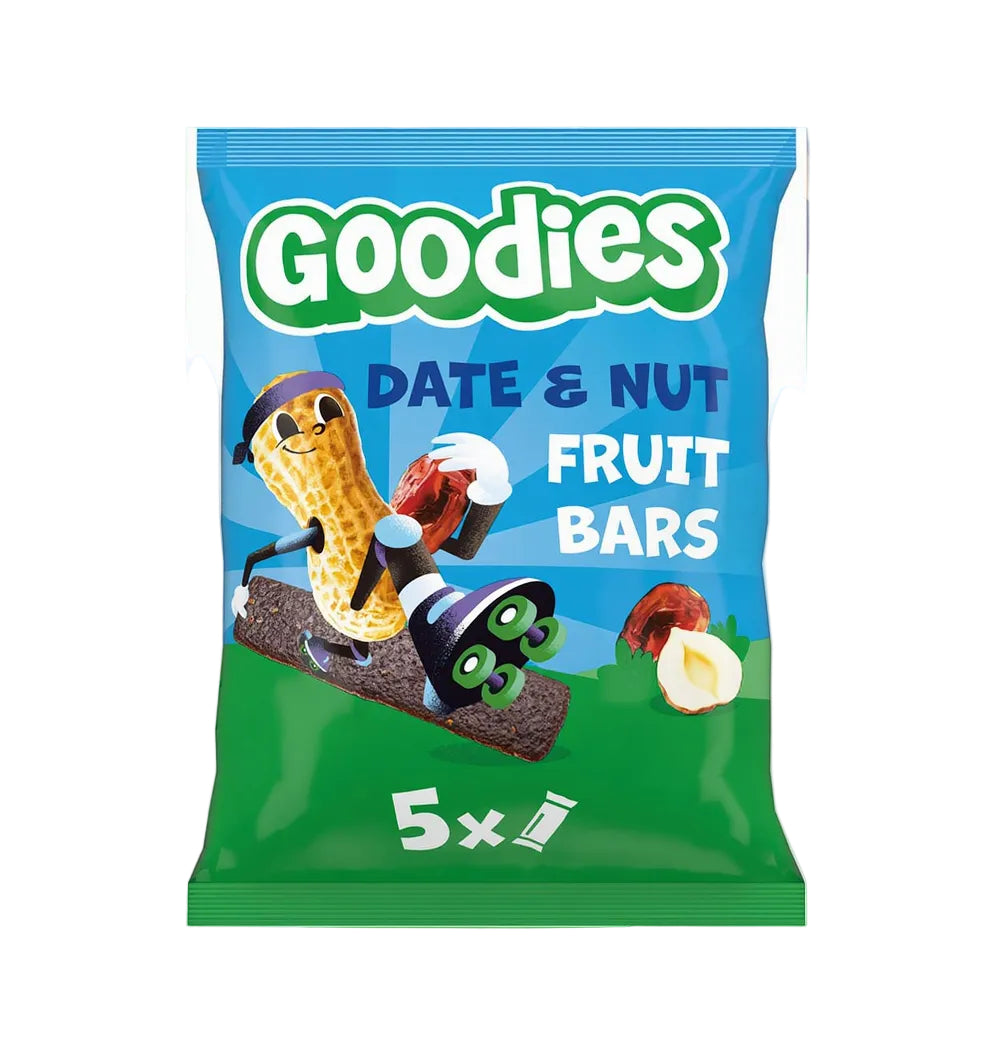 Kids Snack Date & Nuts Fruit Bars MP 5x20g - Just Natural