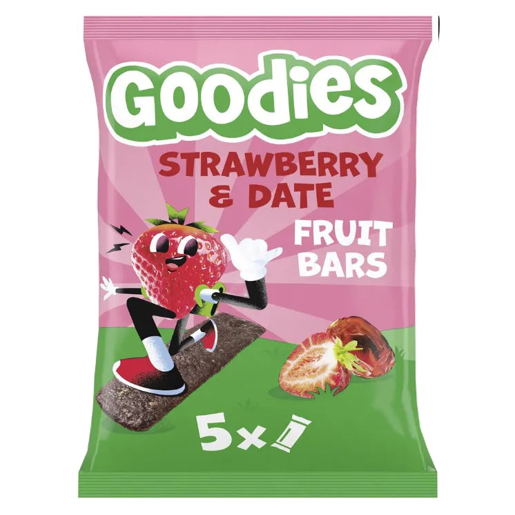 Kids Snack Strawberry & Date Fruit Bars Multipack 5x20g - Just Natural