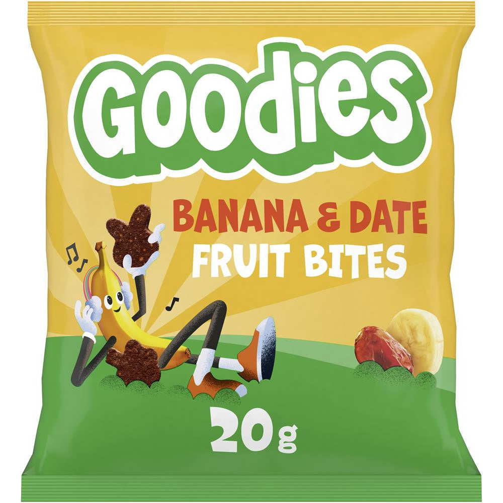 Goodies Kids Snack Banana & Date Fruit Bites 20g