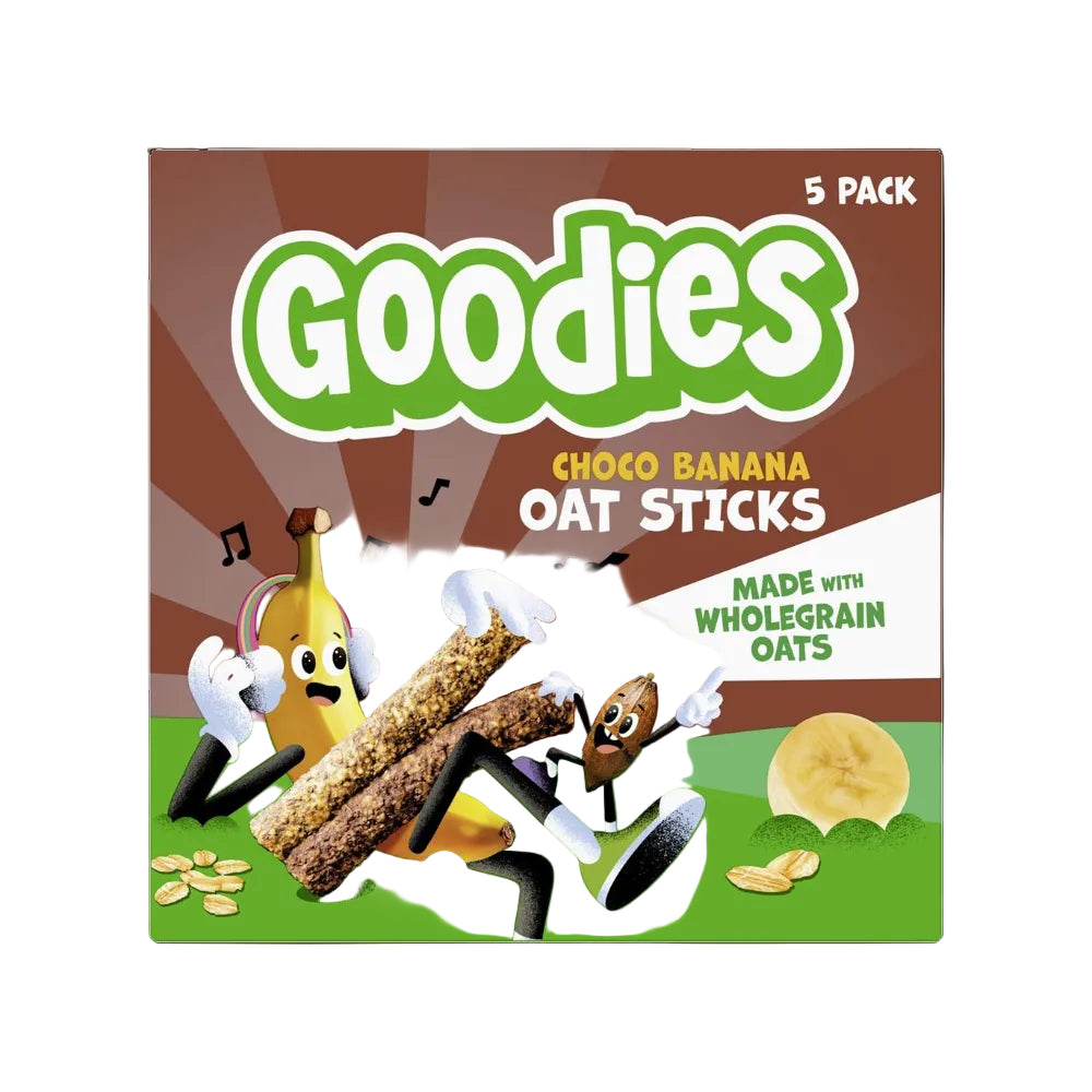 Kids Choco & Banana Oat Sticks Bars M/P 5x23g - Just Natural