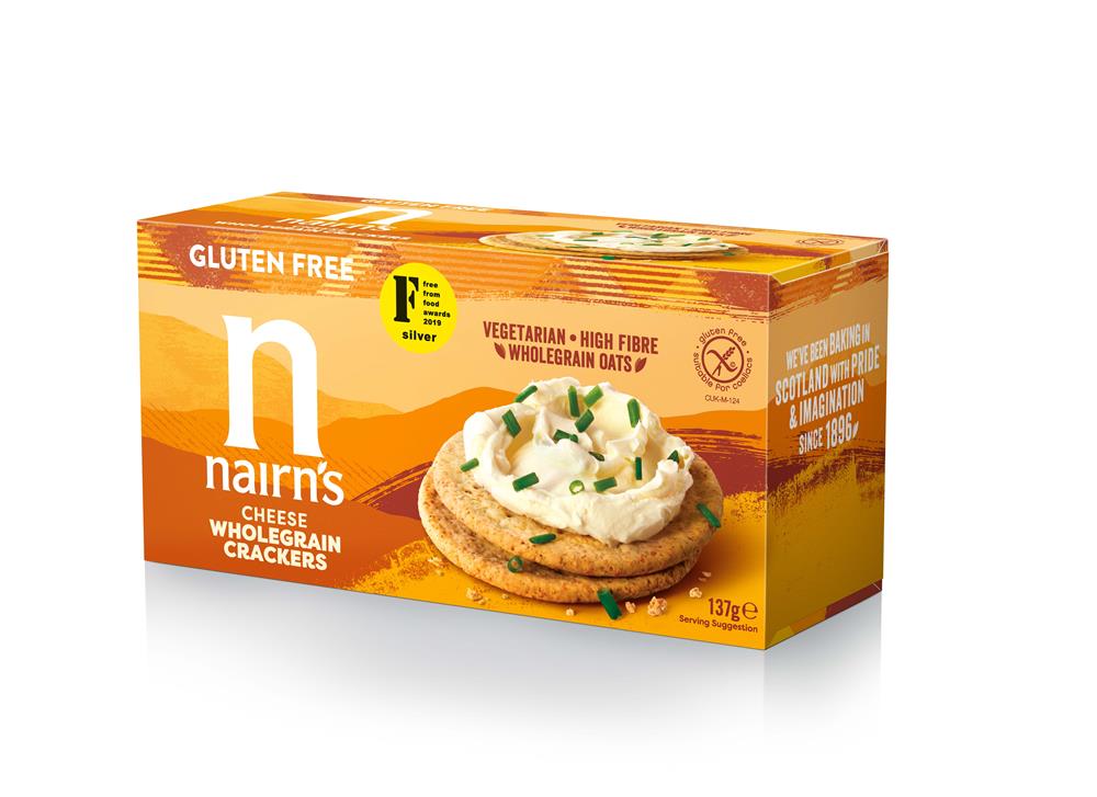 Nairns Gluten Free Cheese Cracker 137g - Just Natural