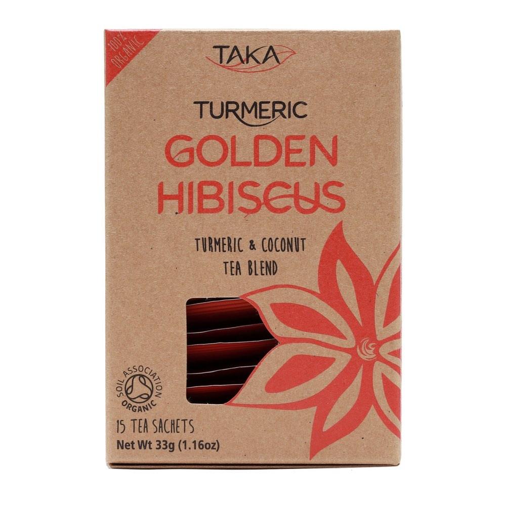Taka Turmeric Golden Hibiscus Tea 15 Sachet - Just Natural