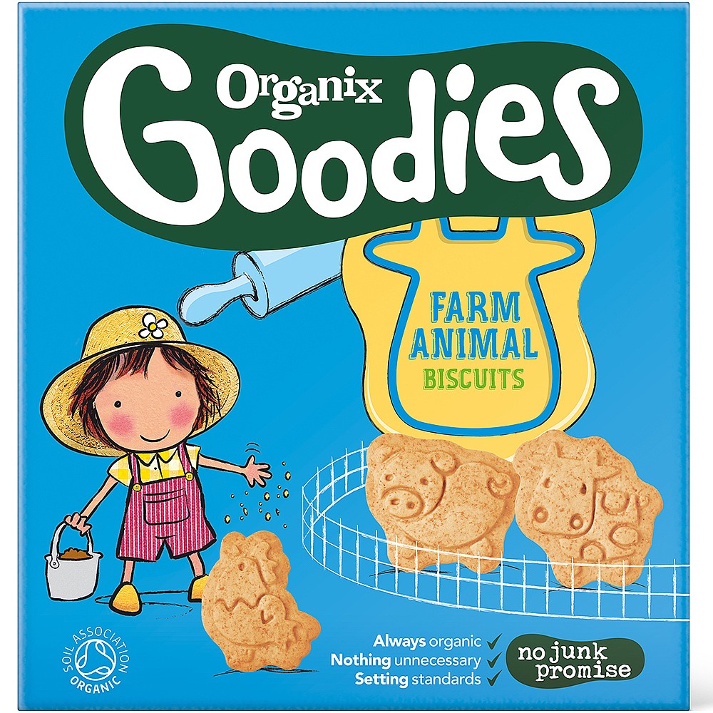 Organix Goodies Animal Biscuits 100g - Just Natural