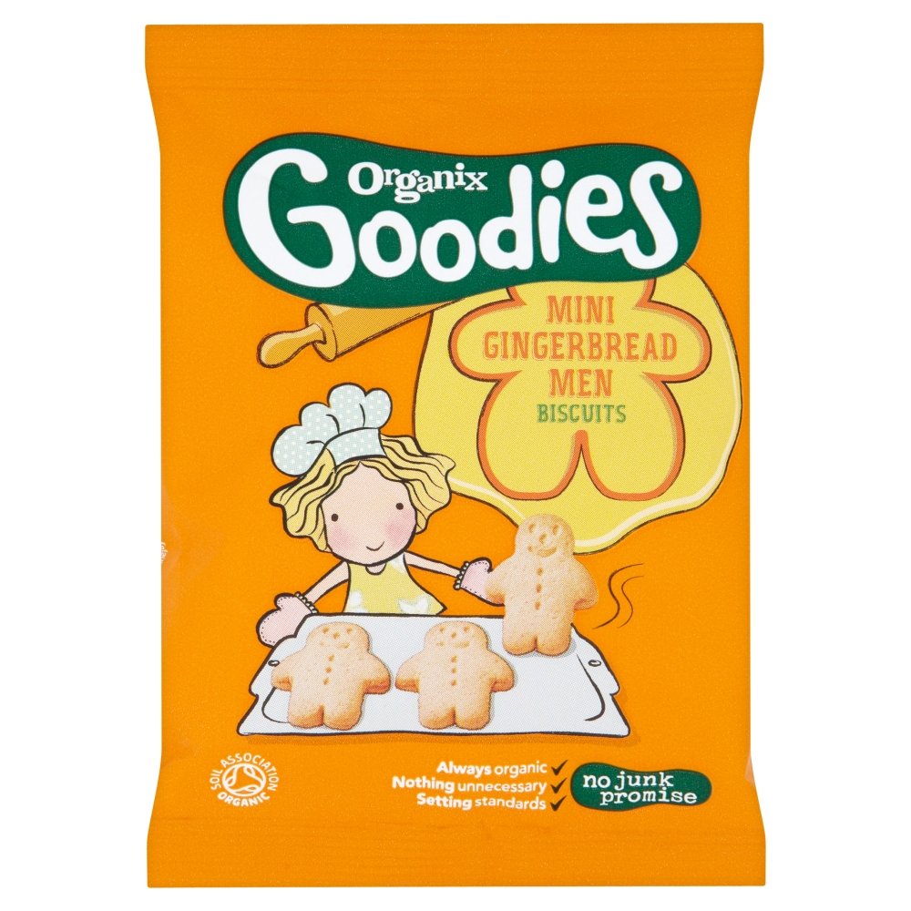 Organix Goodies Biscuits Mini Gingerbrd Men 25g - Just Natural