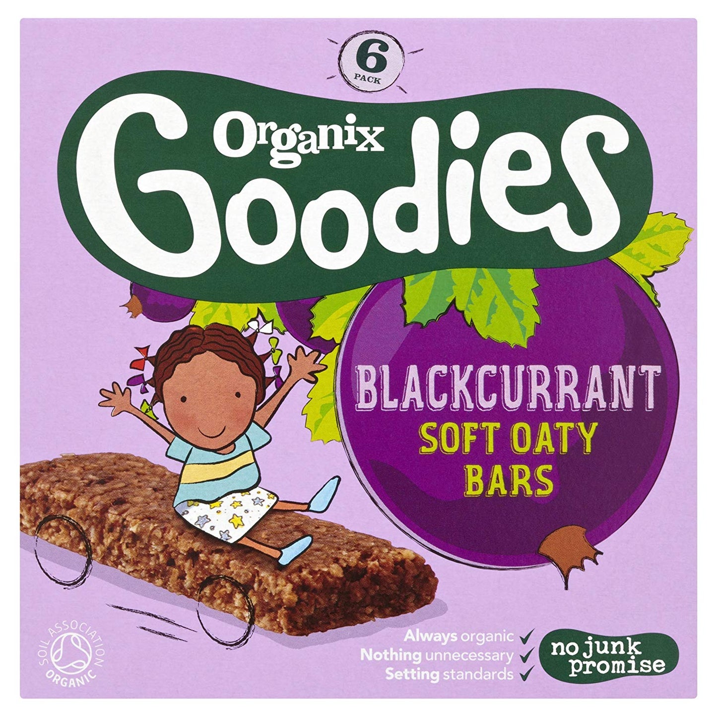 Organix Goodies Blackcurrant Oaty Bar 6 x 30g - Just Natural
