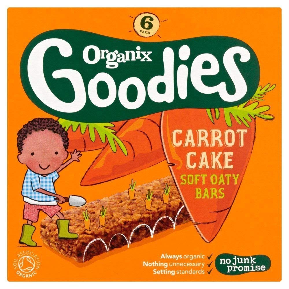 Organix Goodies Carrot Cake Oat Bar 6 x 30g - Just Natural