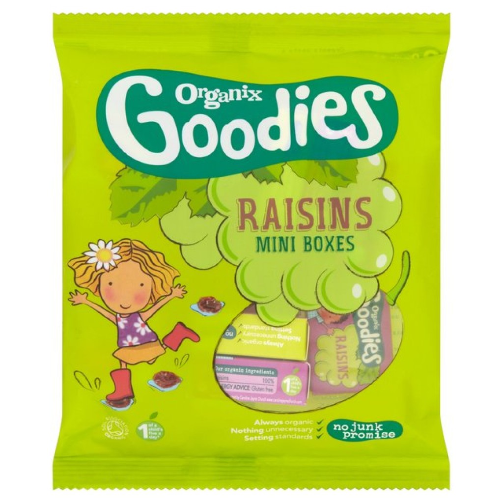 Goodies Raisins Mini Boxes Just Natural