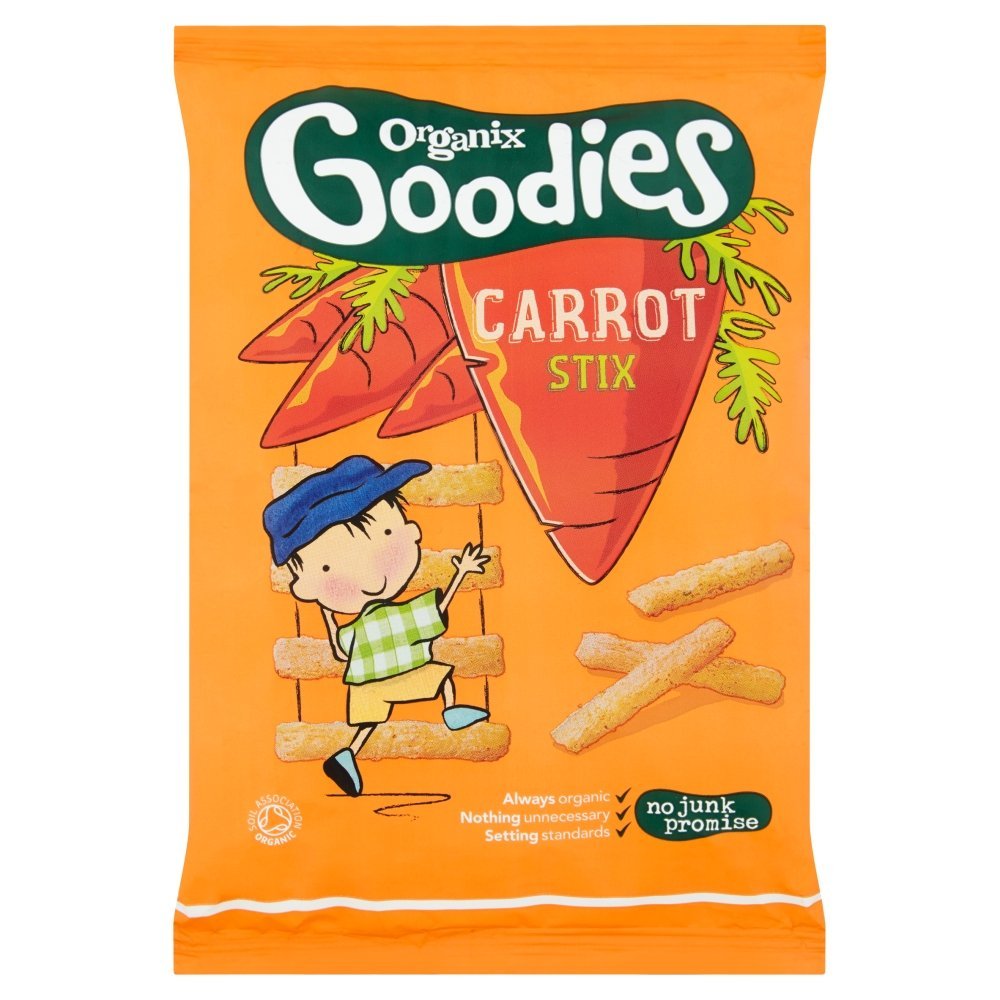 Organix Goodies Snacks Carrot Stix 15g - Just Natural