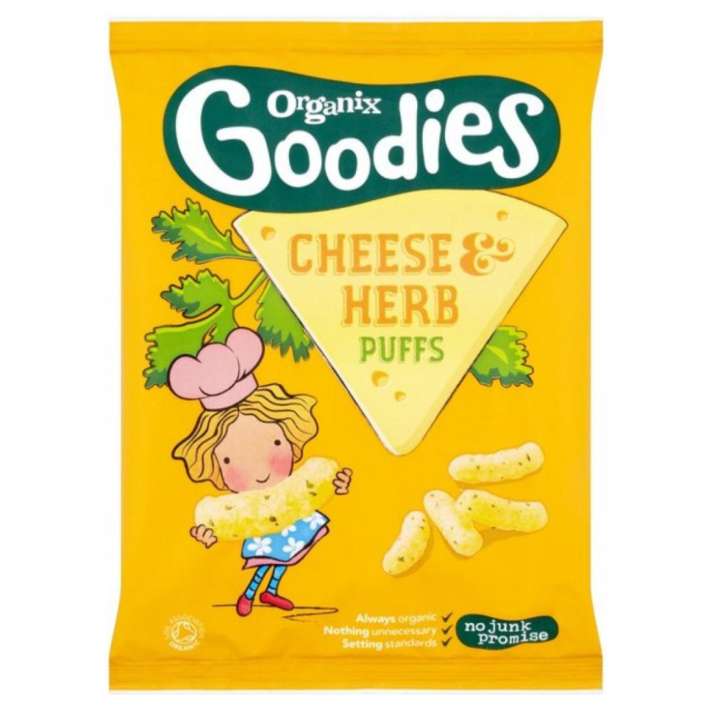 Organix Goodies Snacks Cheese & Herb 15g - Just Natural