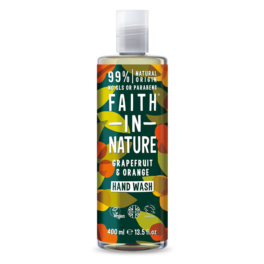 Faith in Nature Grapefruit & Orange Hand Wash 400ml - Just Natural