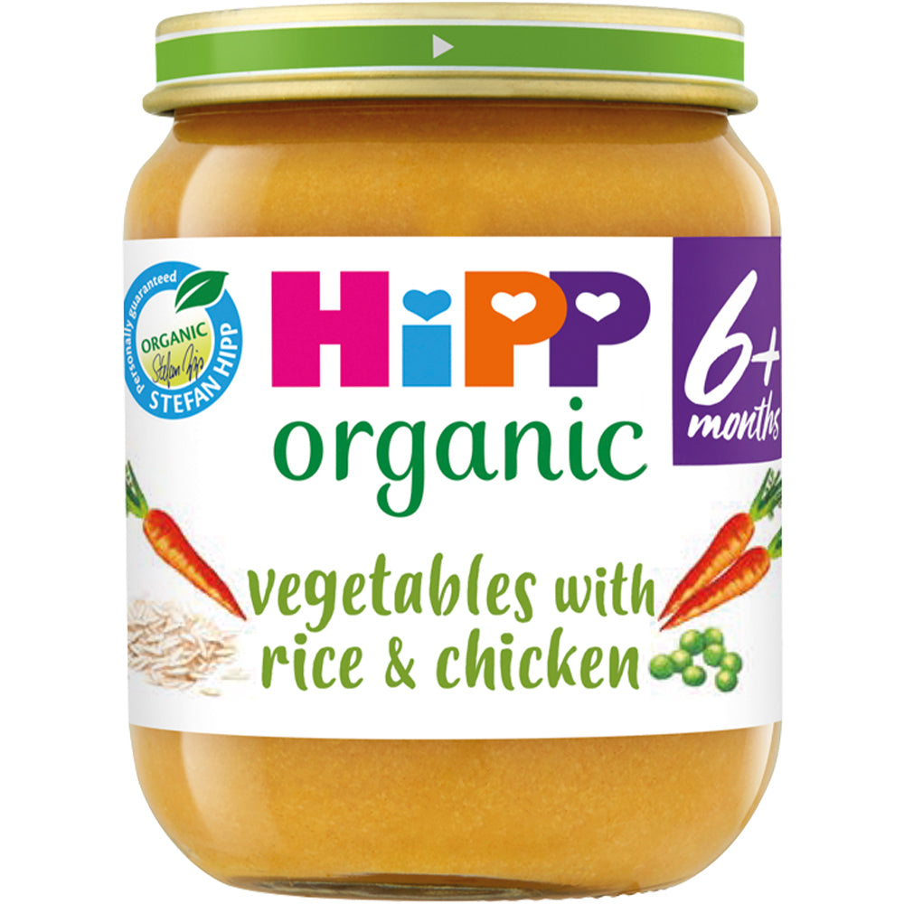 Vegetables with Rice & Chicken 125g - Just Natural