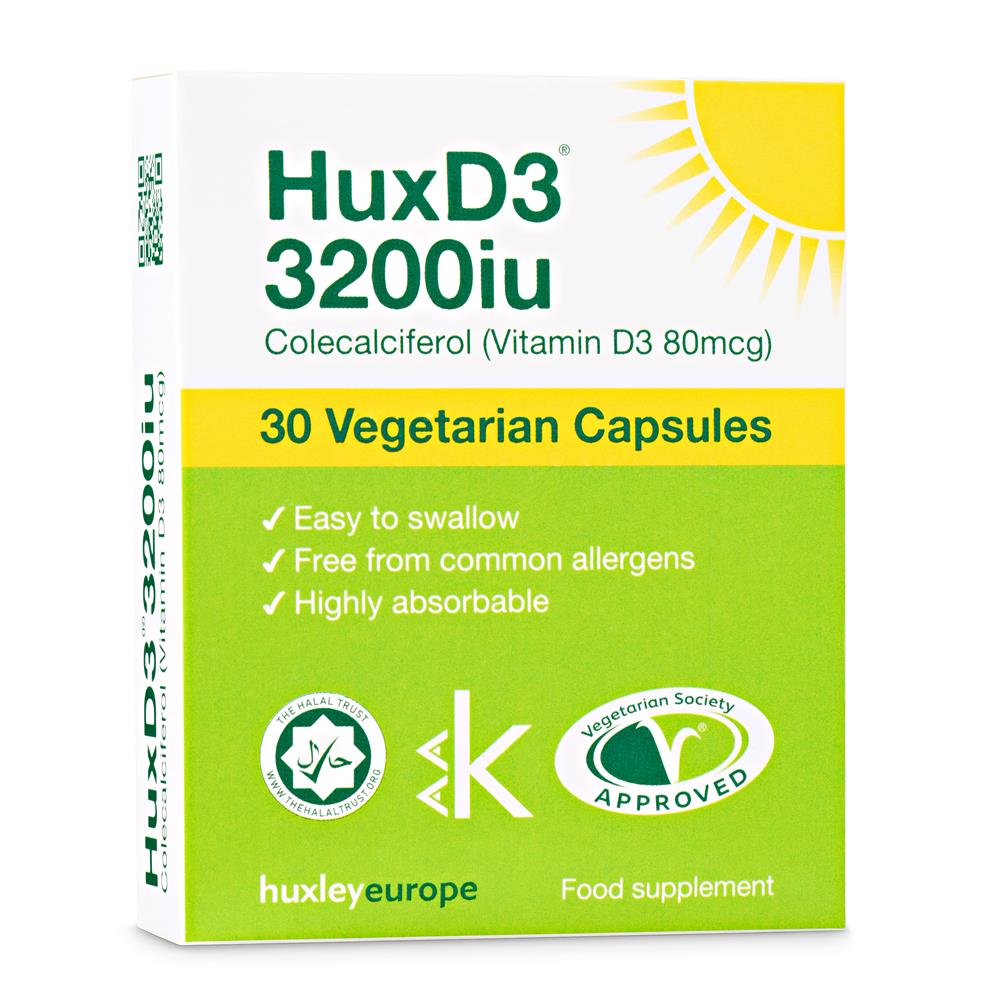 HuxD3 Vitamin D3 3200iu 30 caps - Just Natural