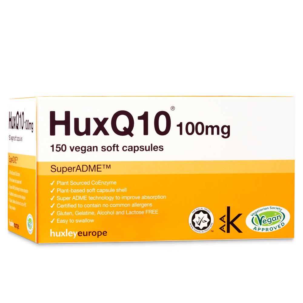 HuxQ10 100mg Co Enzyme Q10 150 - Just Natural