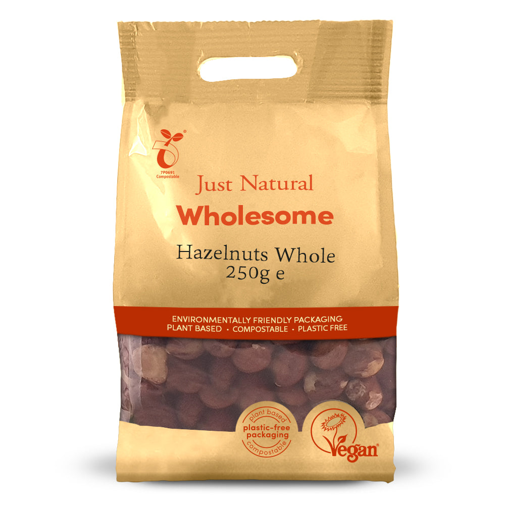 Just Natural Hazelnuts Whole 250g - Just Natural