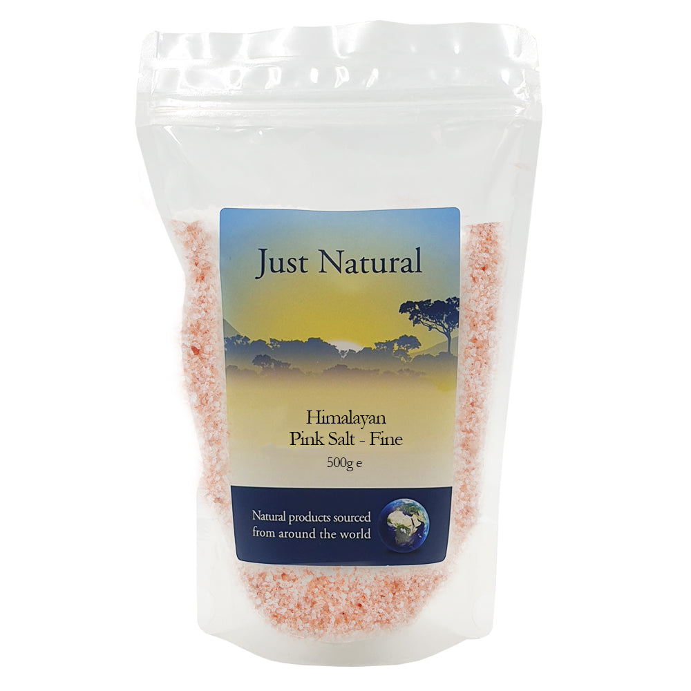 Just Natural Himalayan Rose Pink Crystal Salt - Fine 500g - Just Natural