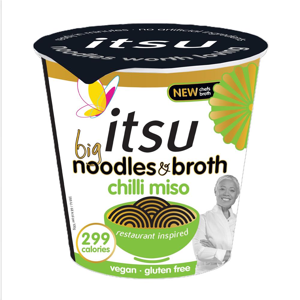 Itsu Chilli Miso Noodles Big Pot 98 g