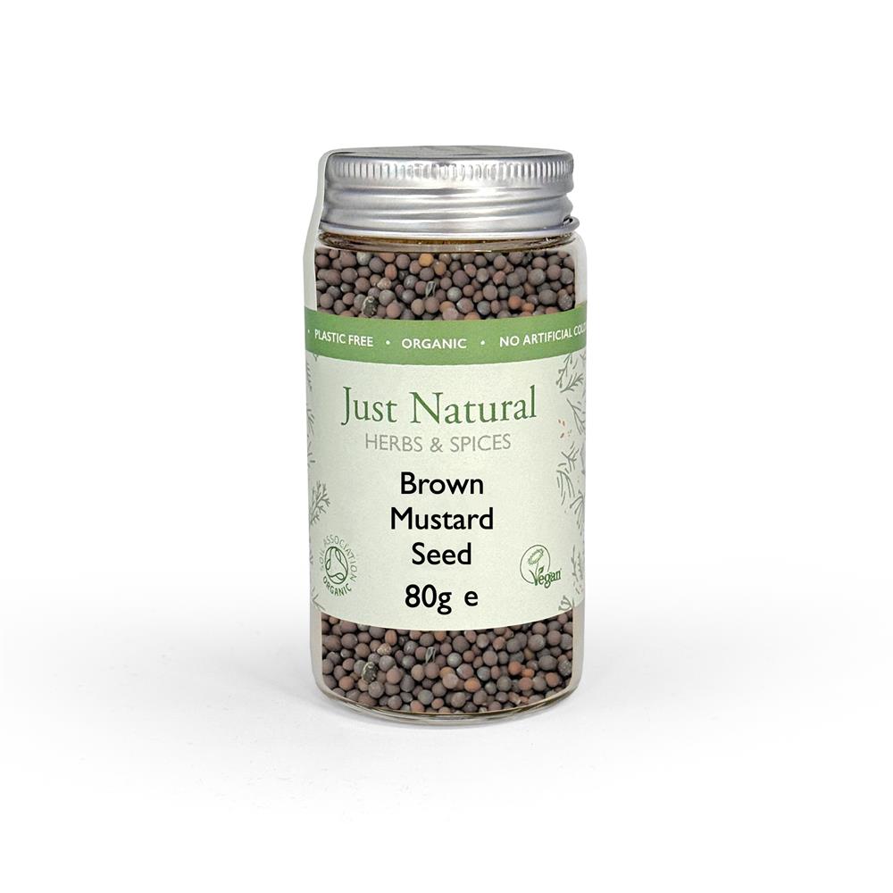 Organic Brown Mustard Seed (Glass Jar) 80g