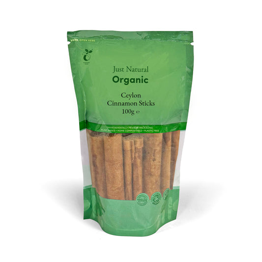 Organic Ceylon Cinnamon Sticks 100g