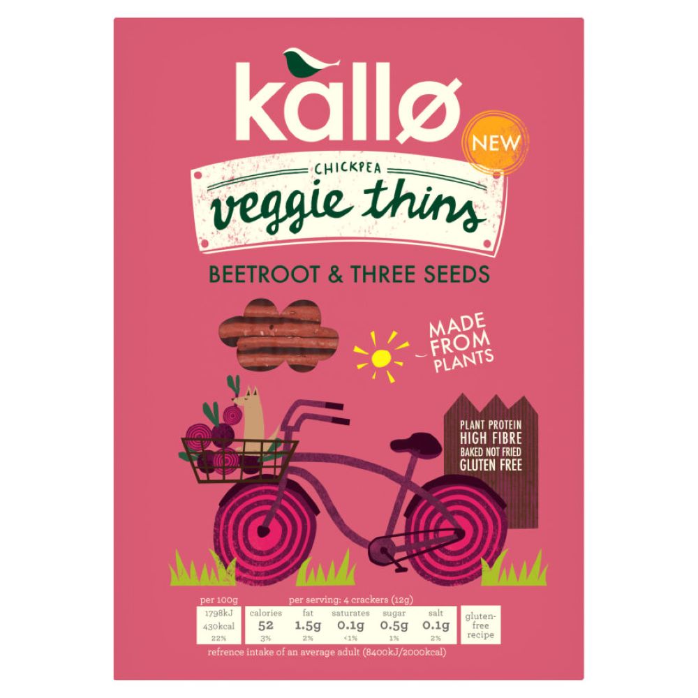 Beetroot Mixed Seeds Veggie Thins 100g - Just Natural