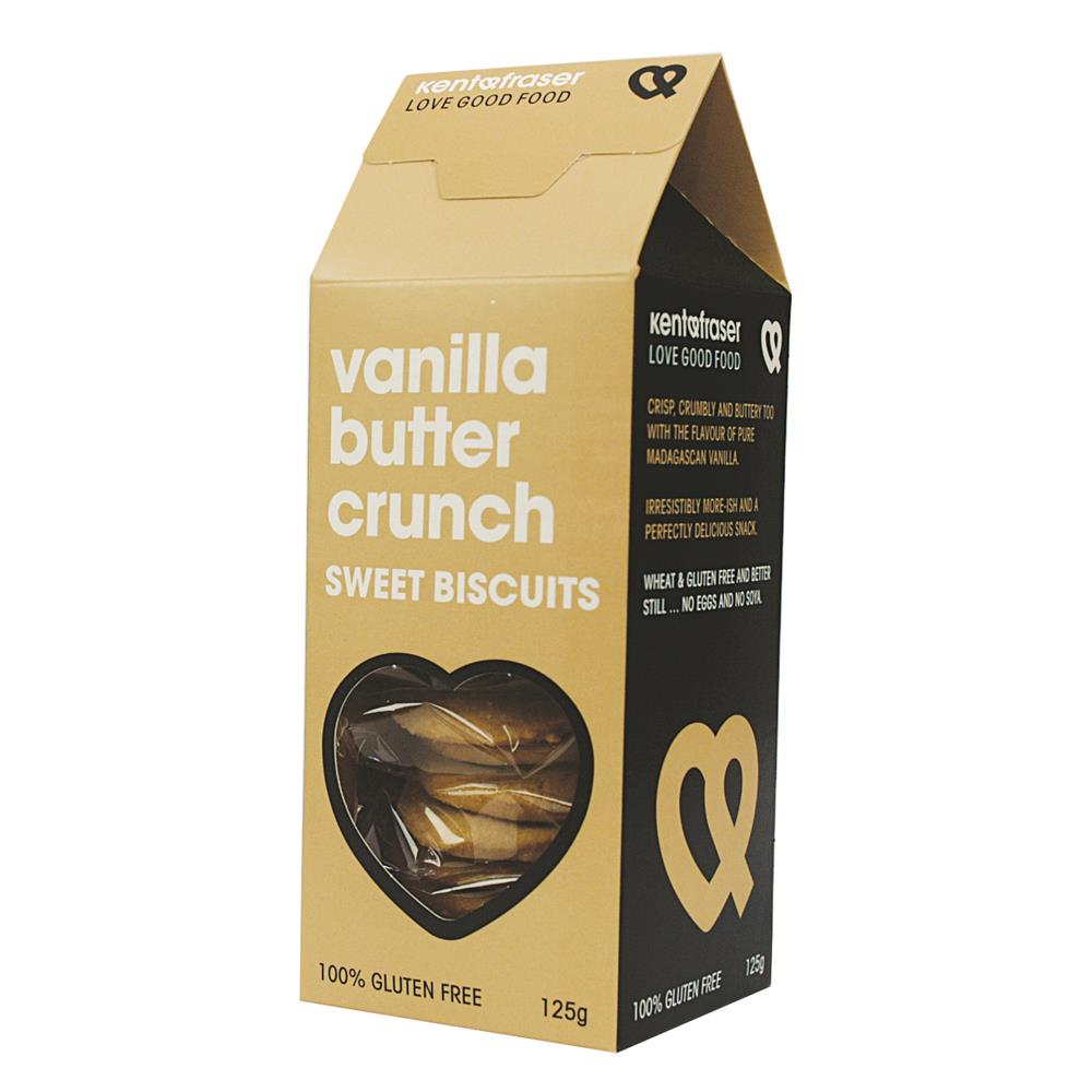 Kent and Fraser Vanilla Butter Crunch Biscuits 125g