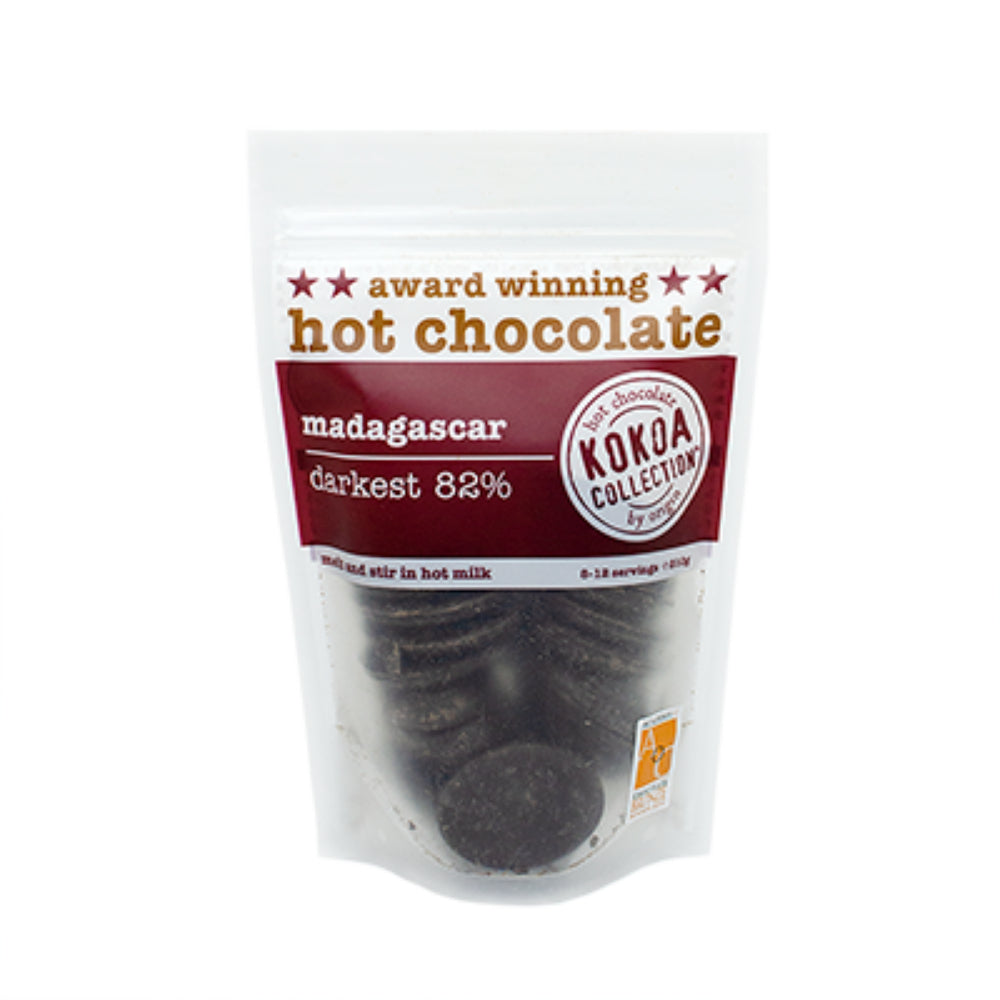Kokoa Organic Madagascar 82% HotChoc 210g