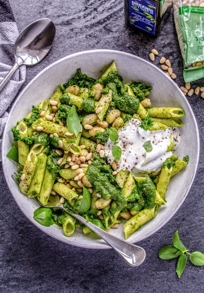 Kale Pesto Pasta