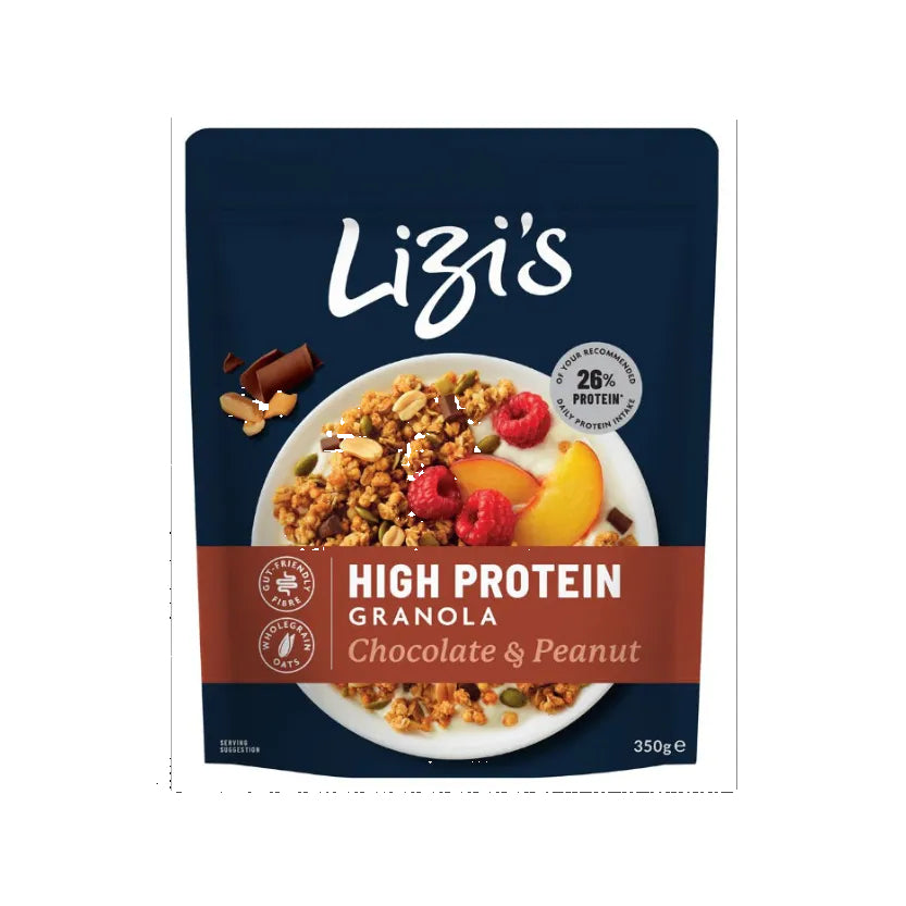 Lizi's High Protein Choc&Peanut Grano 350 g