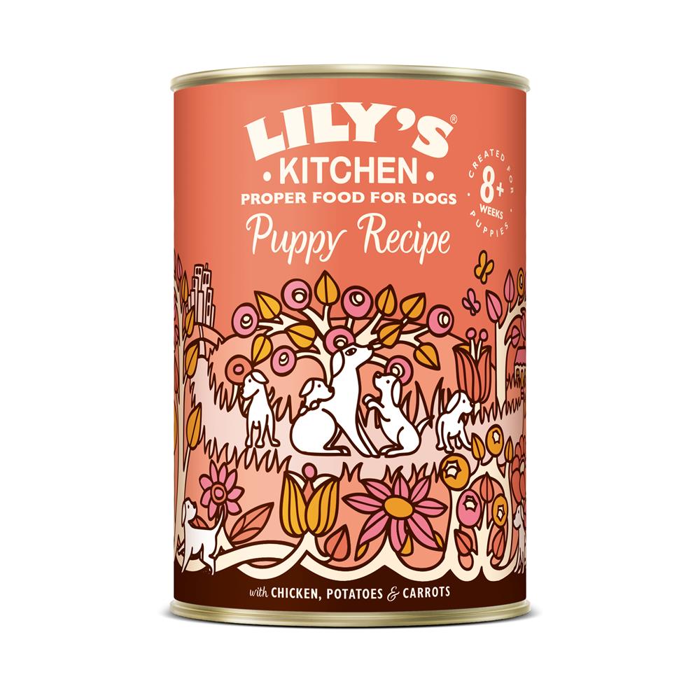 Lilys Kitchen Case Dinner For Puppies 400g